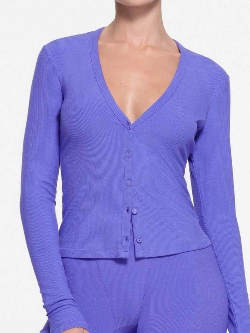 Skims royal purple long sleeve